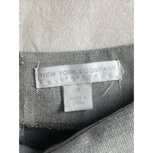 New York and Company - Grey Pencil Skirt - Size 18 - Picture 6 of 6